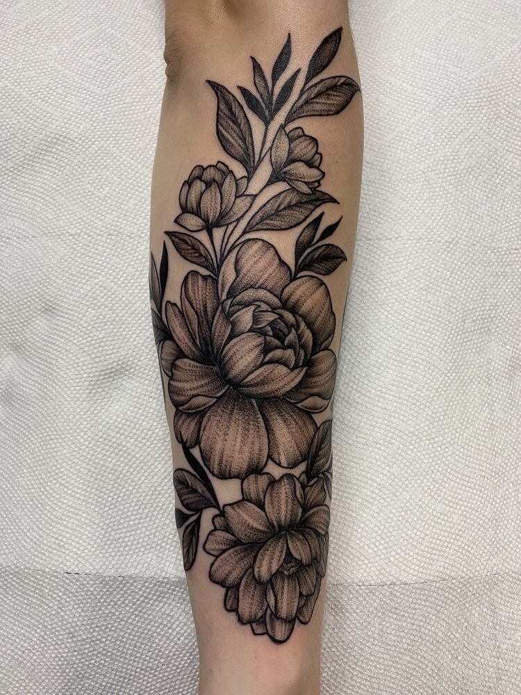 Tattoo work at Under My Skin Tattoo