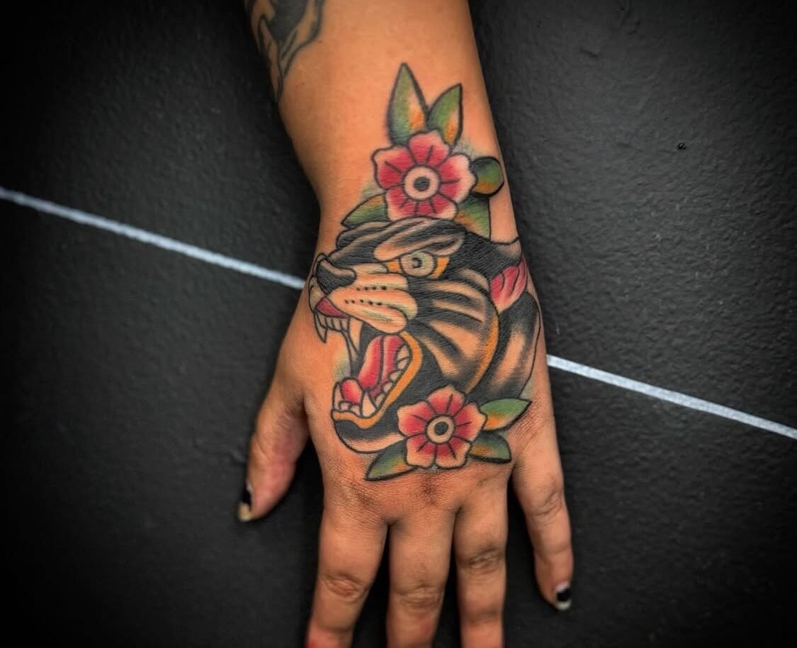 Tattoo work at Under My Skin Tattoo