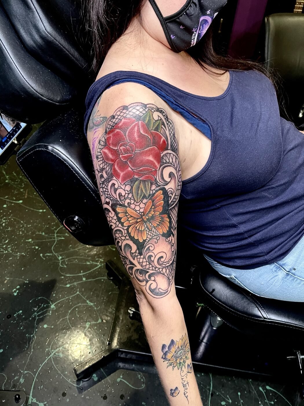 Tattoo work at Under My Skin Tattoo