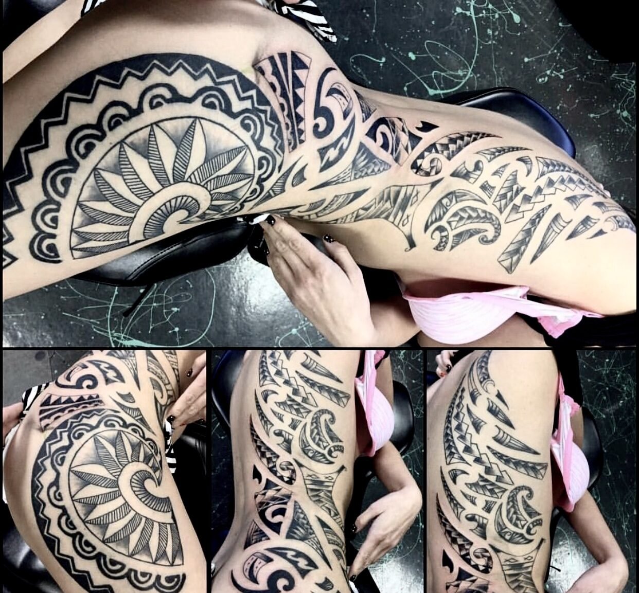 Tattoo work at Under My Skin Tattoo