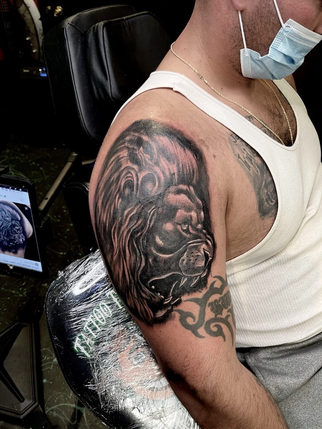 Tattoo work at Under My Skin Tattoo