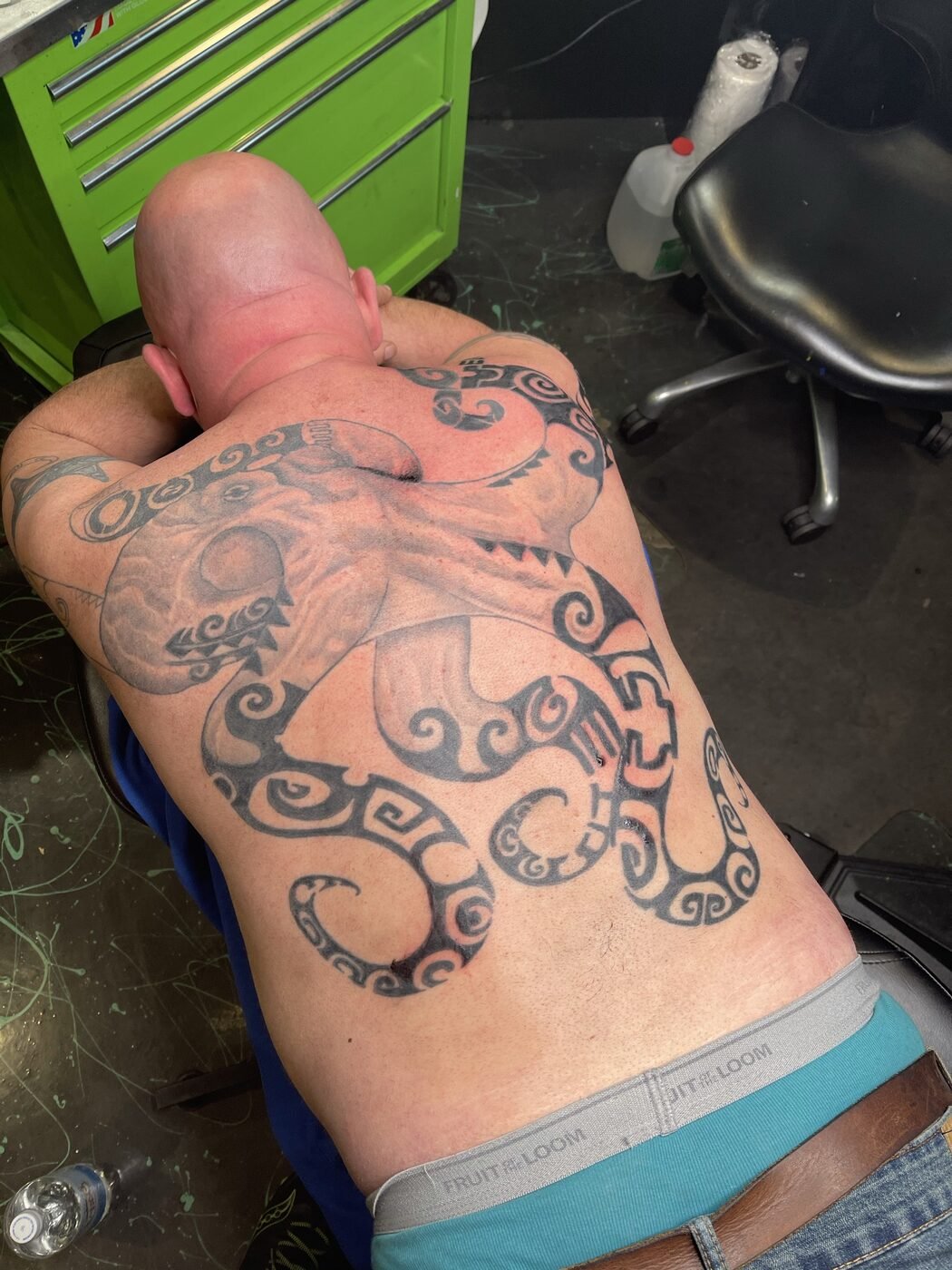 Tattoo work at Under My Skin Tattoo