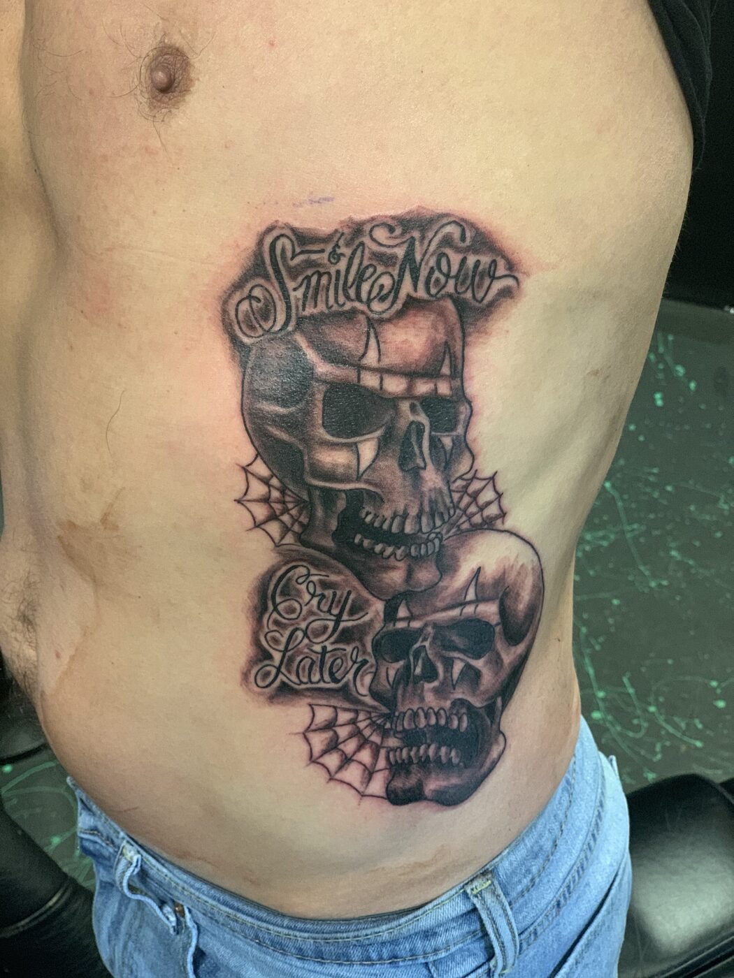 Tattoo work at Under My Skin Tattoo