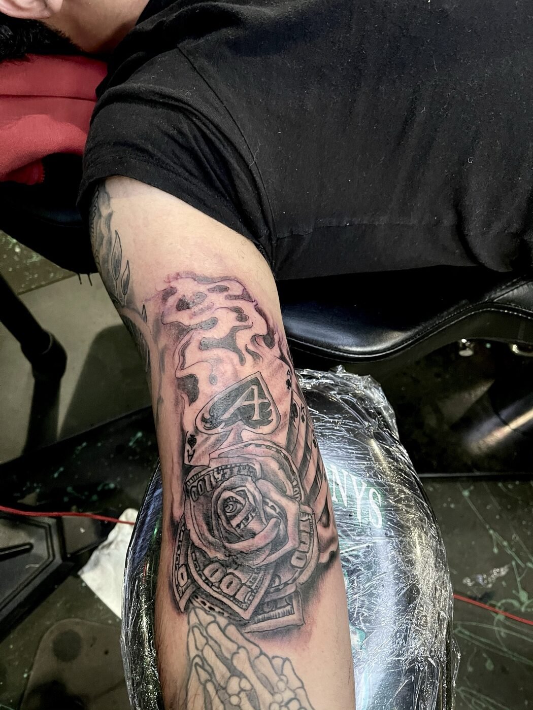 Tattoo work at Under My Skin Tattoo