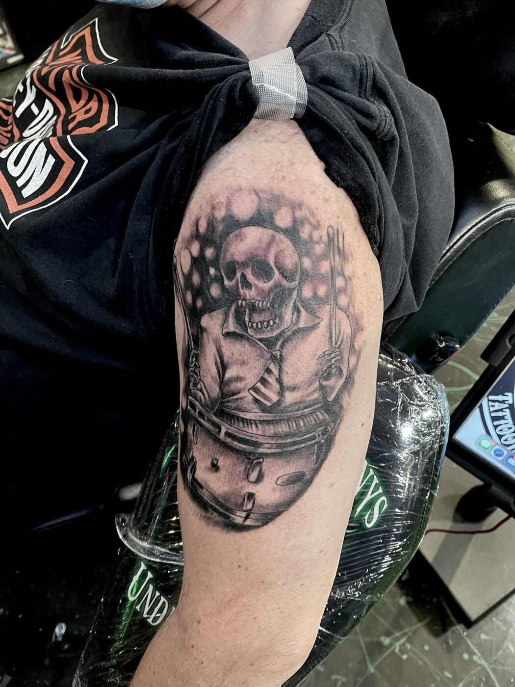 Tattoo work at Under My Skin Tattoo