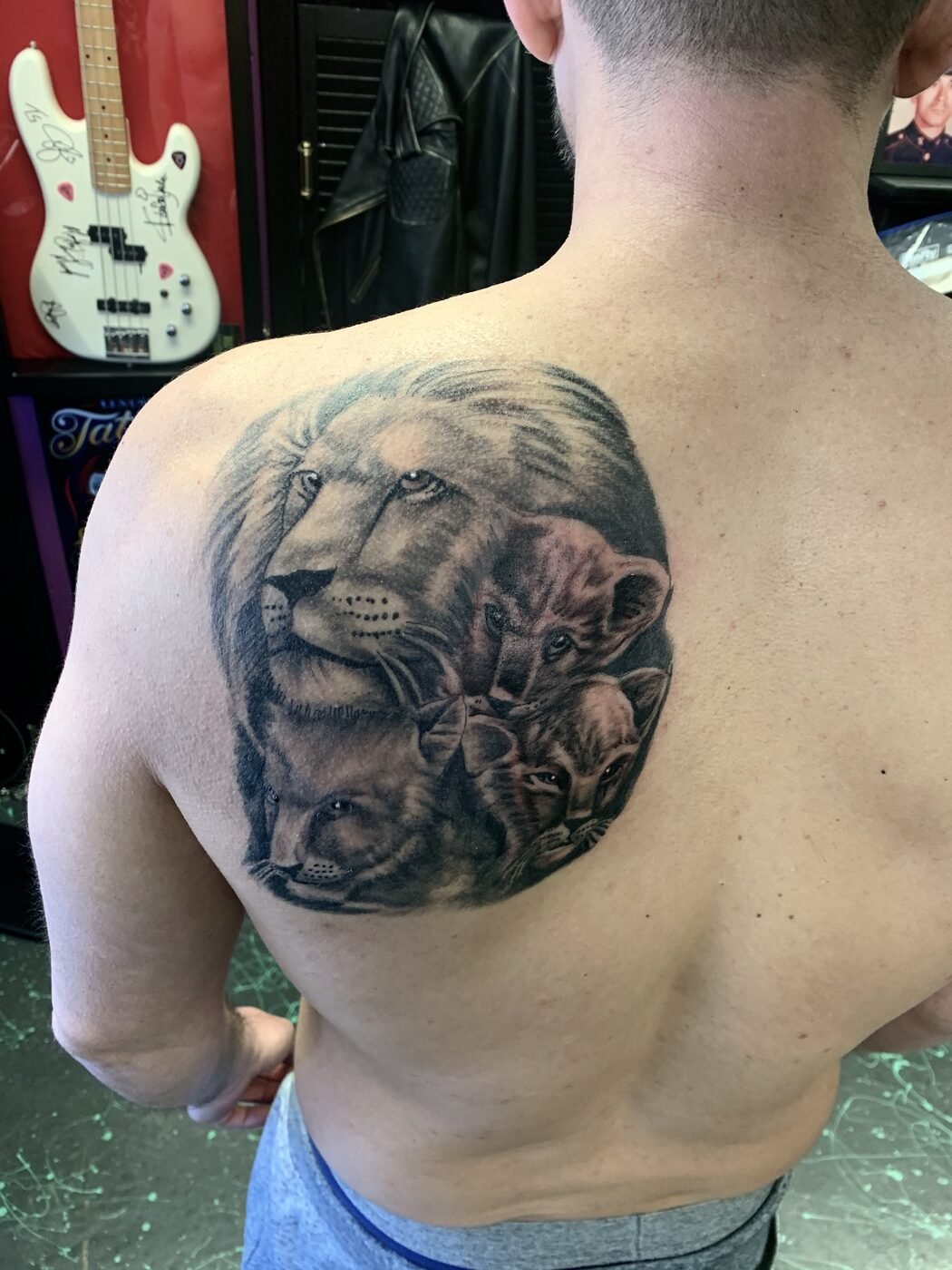 Tattoo work at Under My Skin Tattoo
