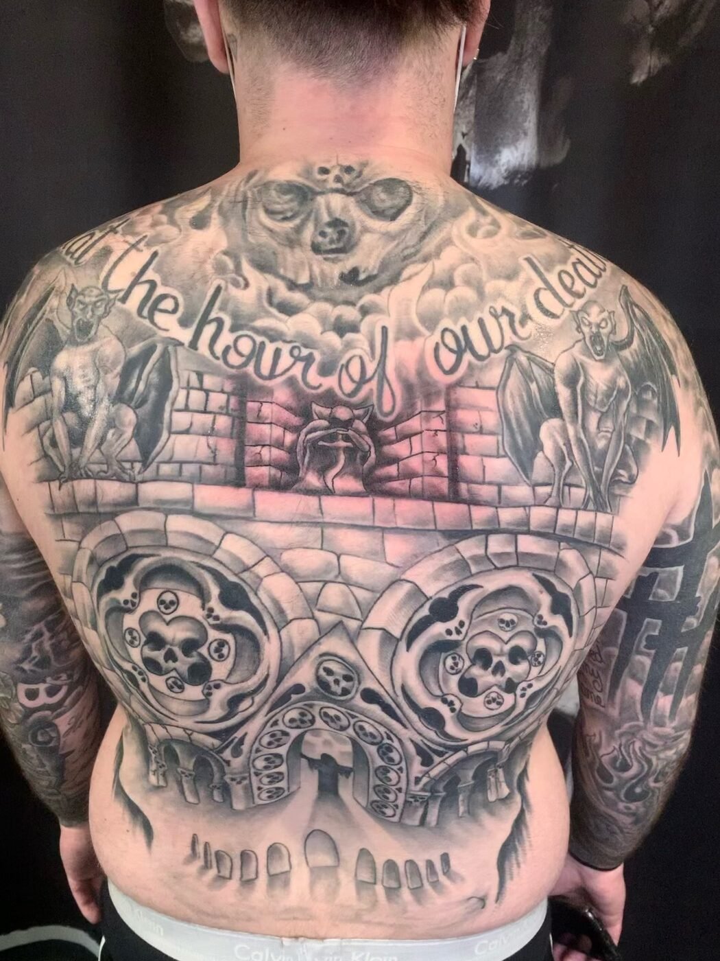 Tattoo work at Under My Skin Tattoo