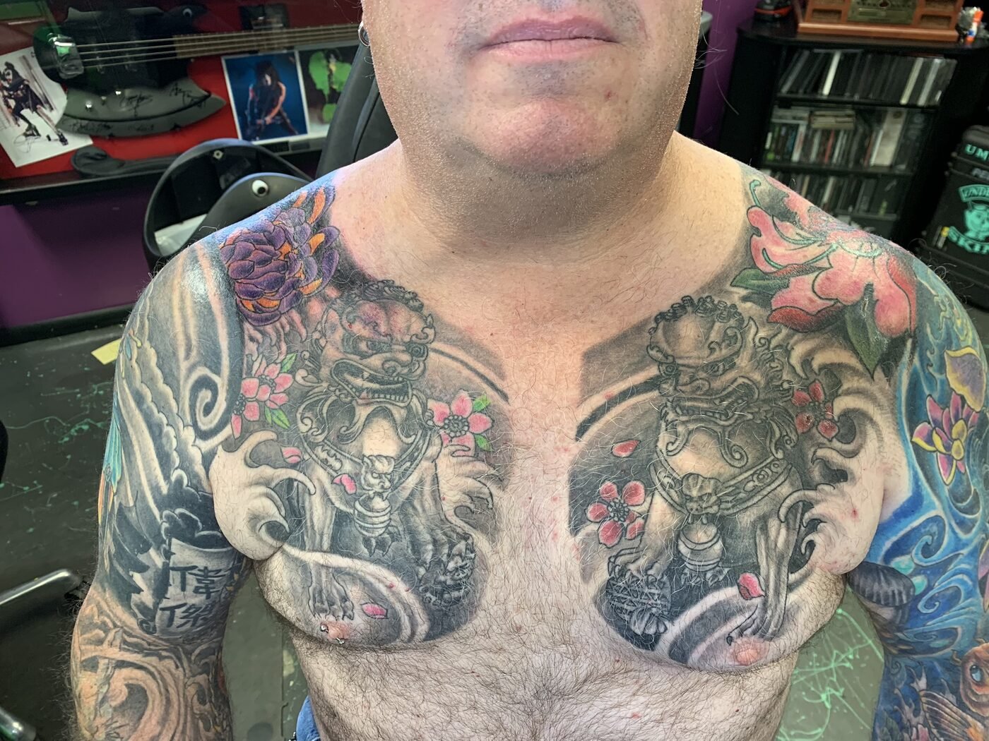 Tattoo work at Under My Skin Tattoo