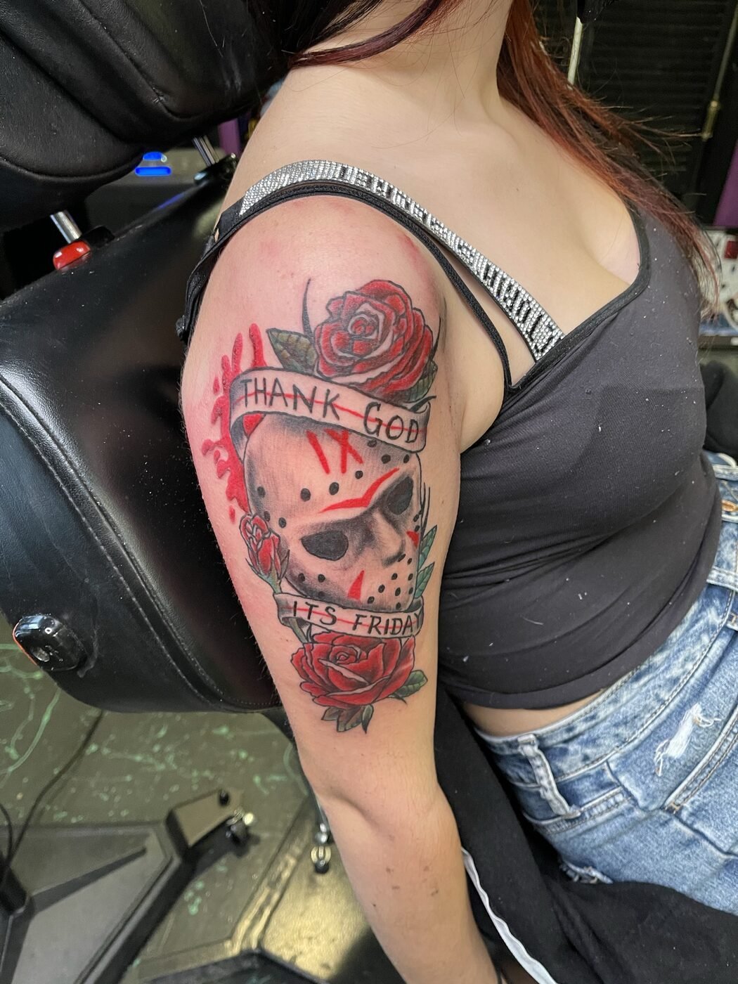 Tattoo work at Under My Skin Tattoo