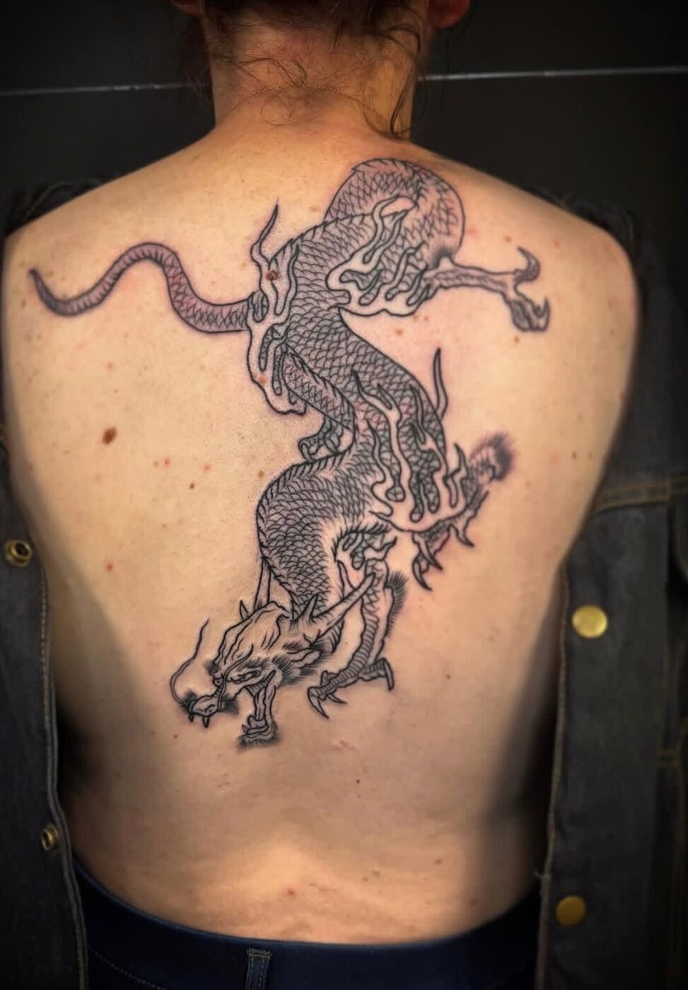 Tattoo work at Under My Skin Tattoo