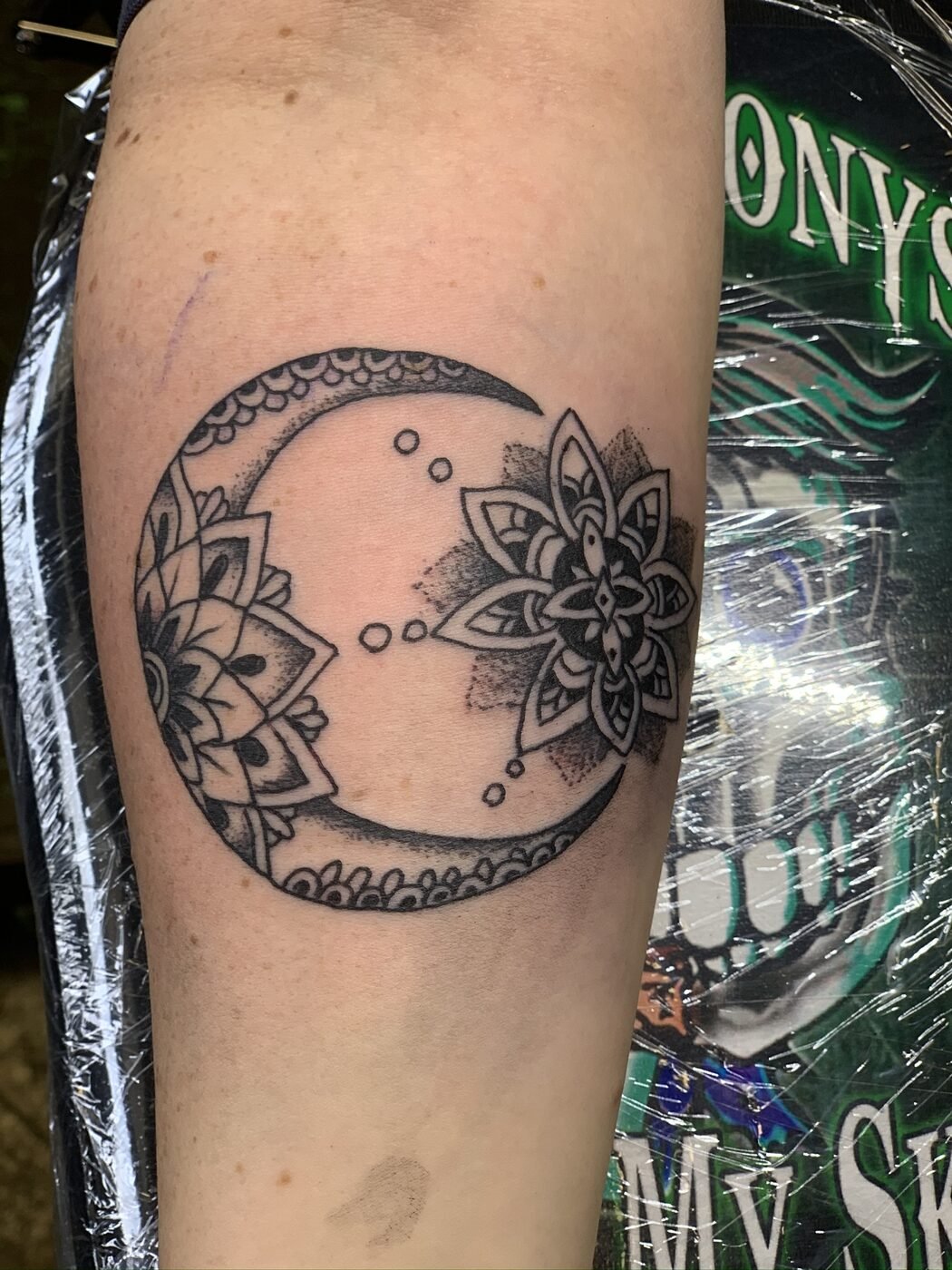 Tattoo work at Under My Skin Tattoo