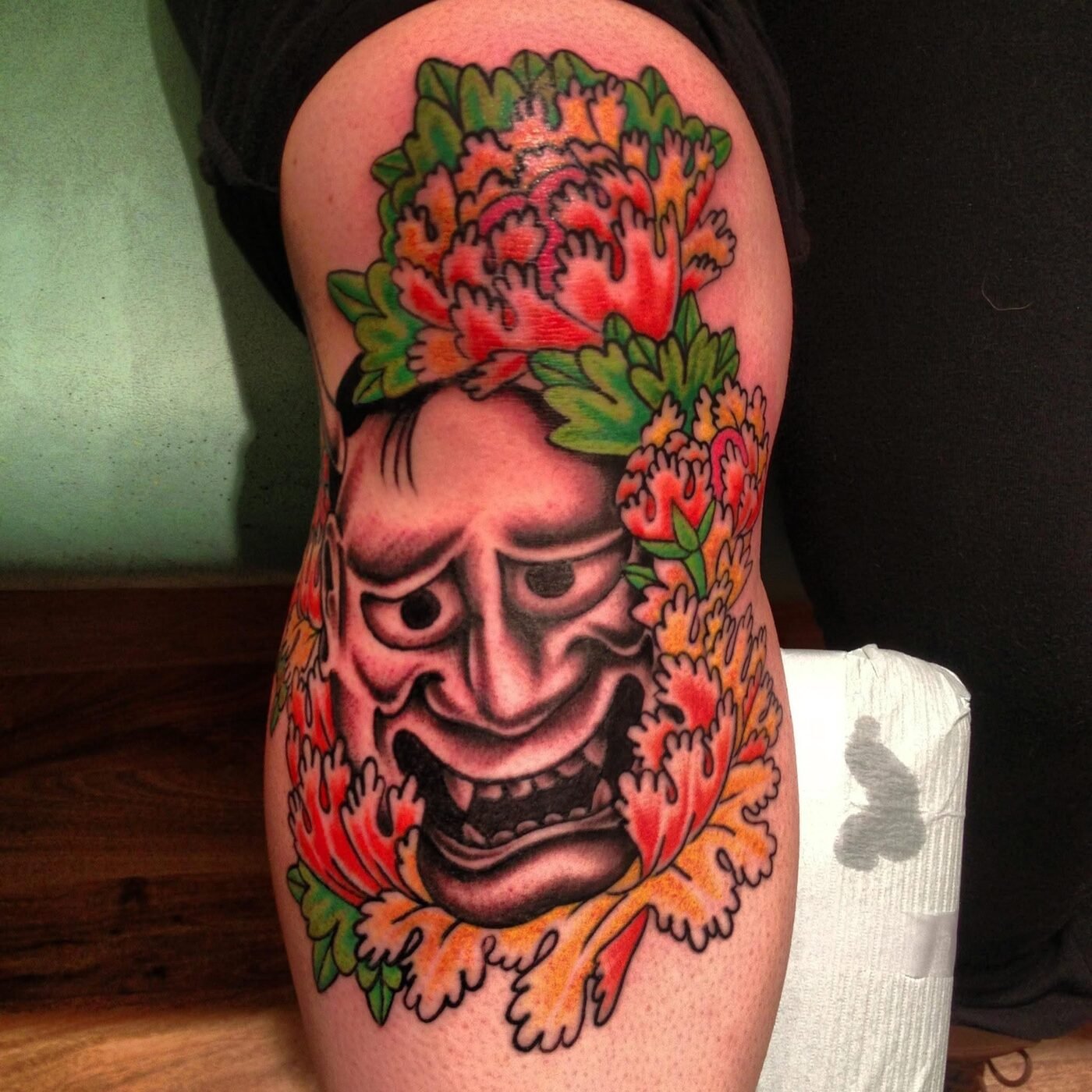 Tattoo work at Under My Skin Tattoo