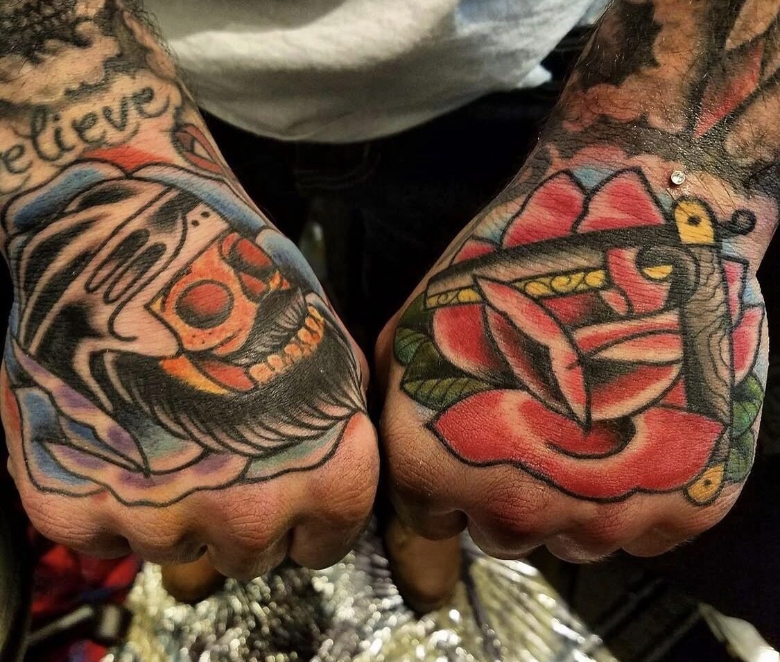 Tattoo work at Under My Skin Tattoo