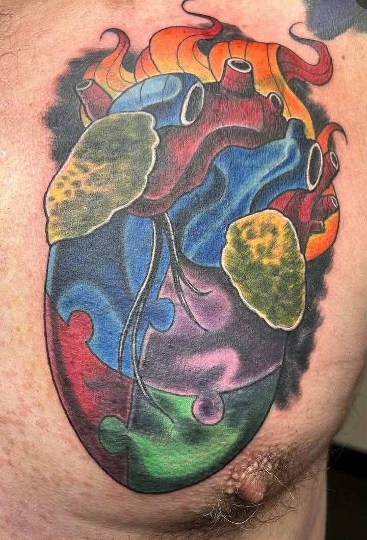 Tattoo work at Under My Skin Tattoo