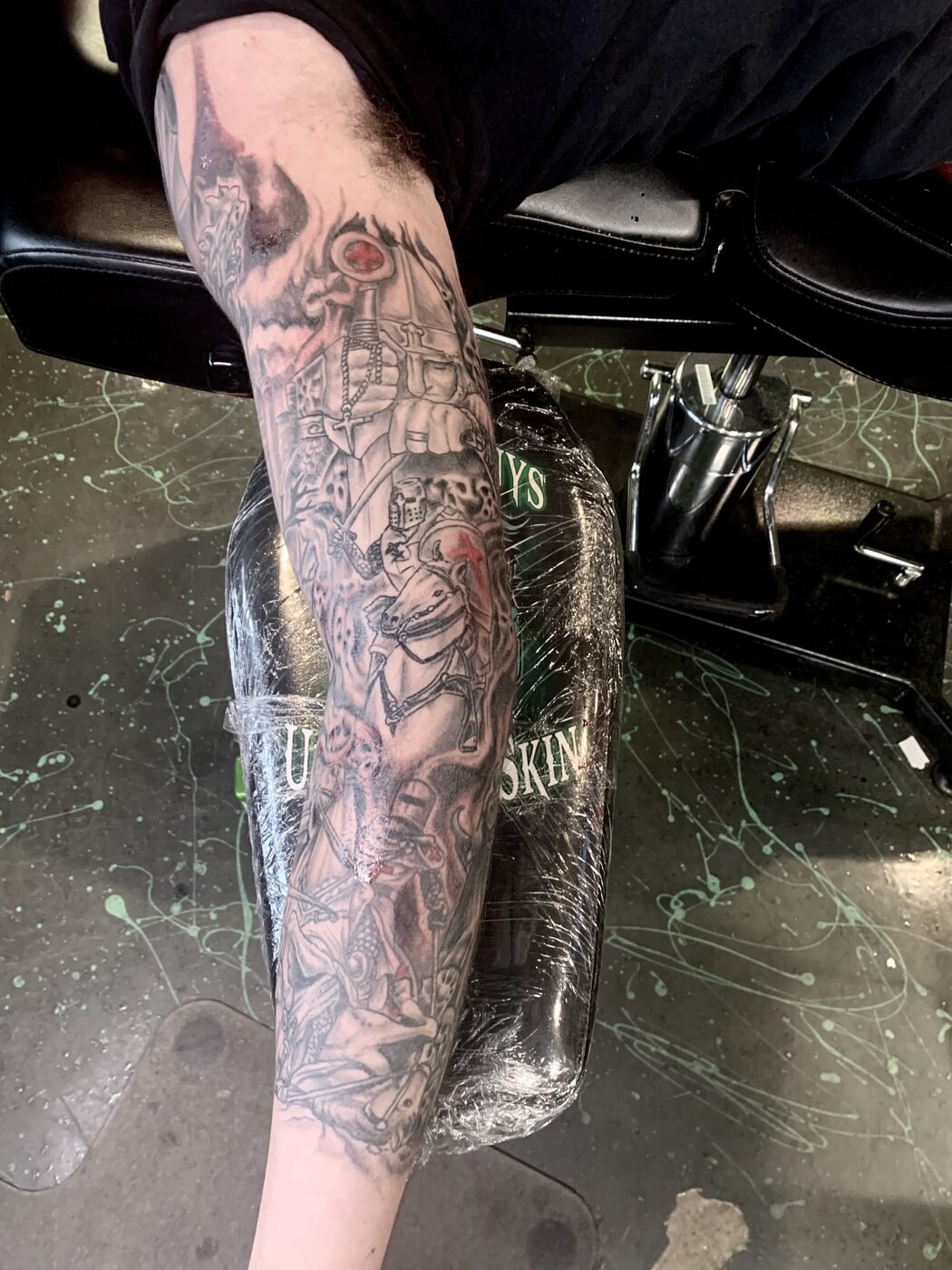 Tattoo work at Under My Skin Tattoo