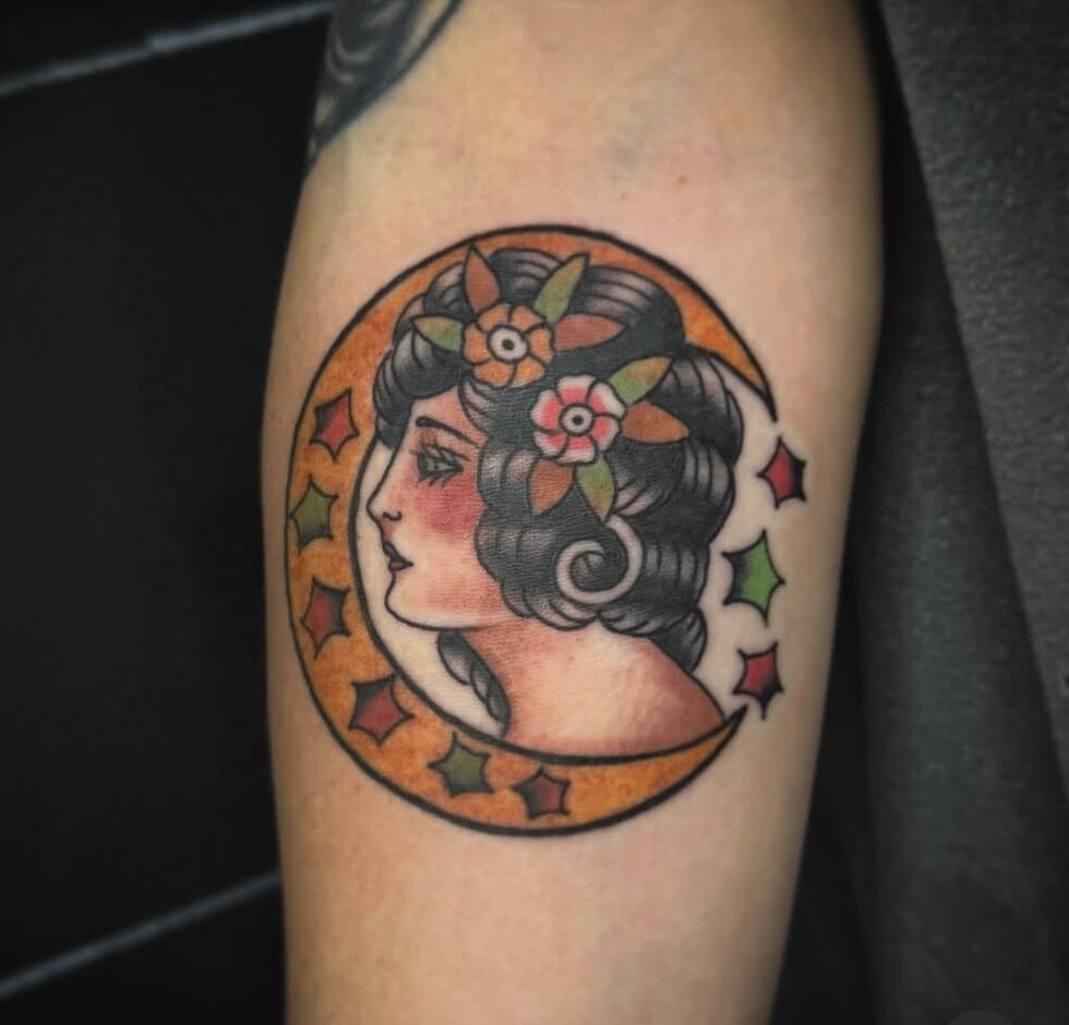 Tattoo work at Under My Skin Tattoo