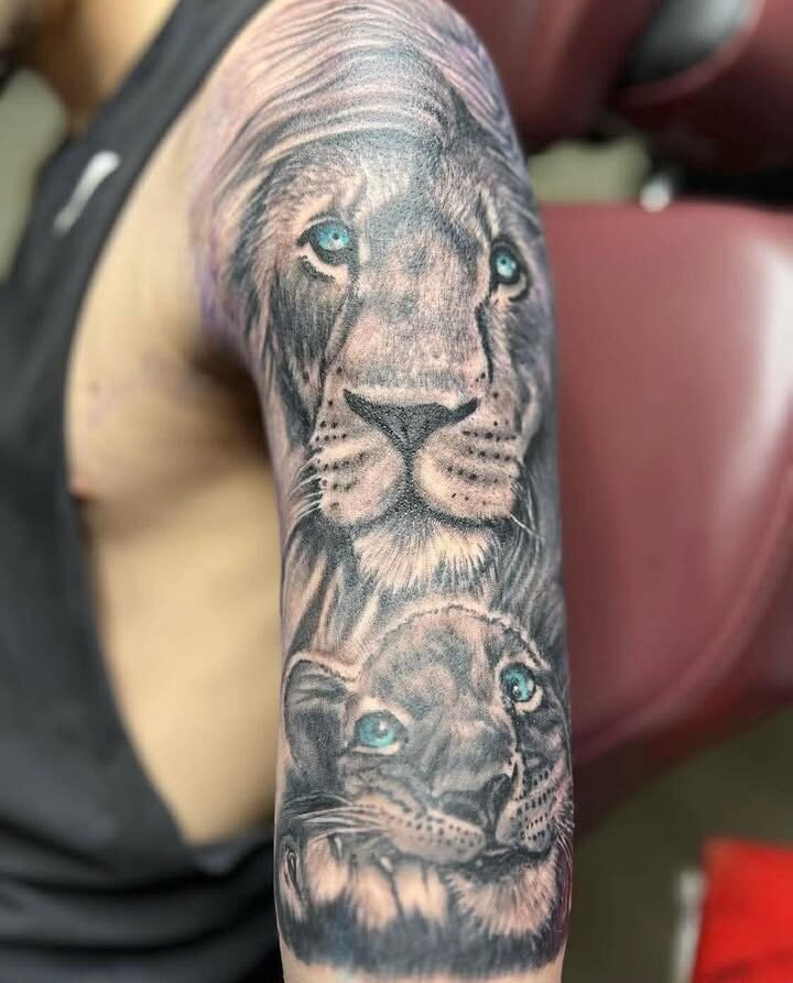 Tattoo work at Under My Skin Tattoo