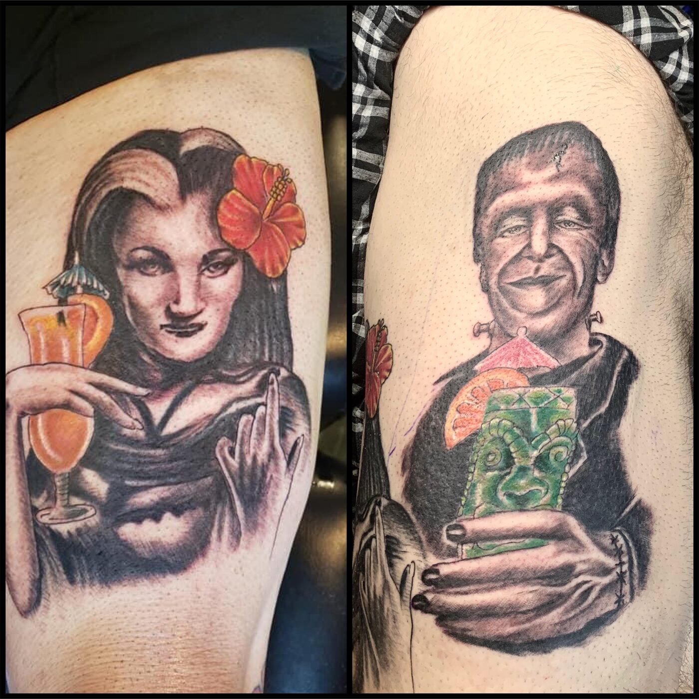 Tattoo work at Under My Skin Tattoo