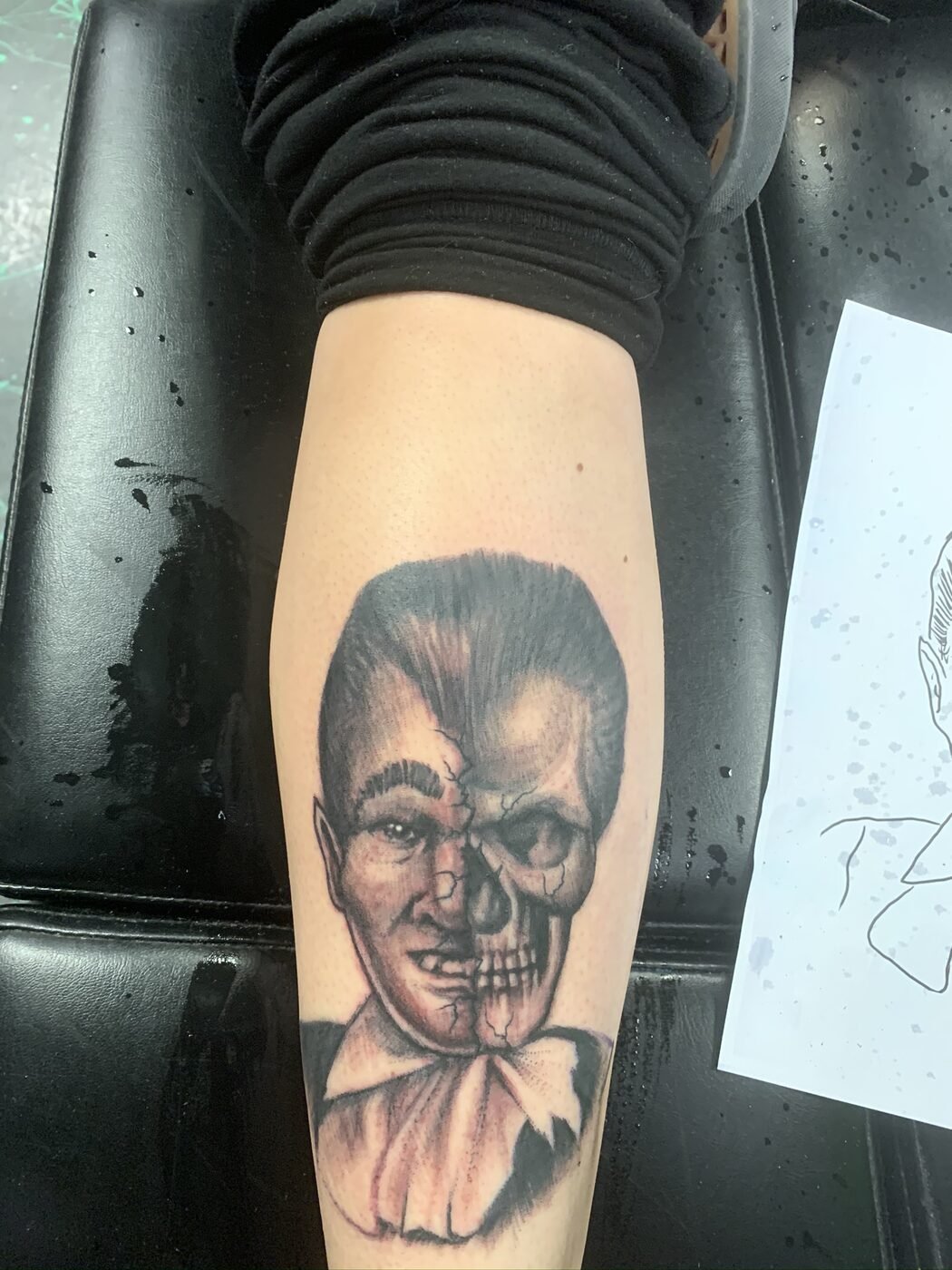 Tattoo work at Under My Skin Tattoo