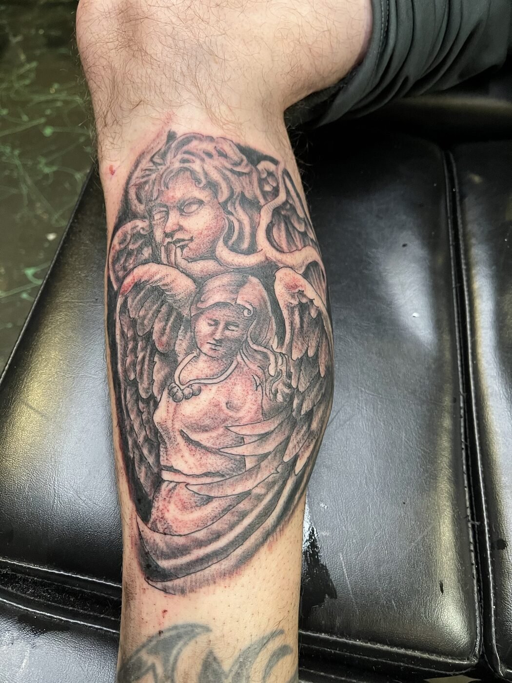 Tattoo work at Under My Skin Tattoo