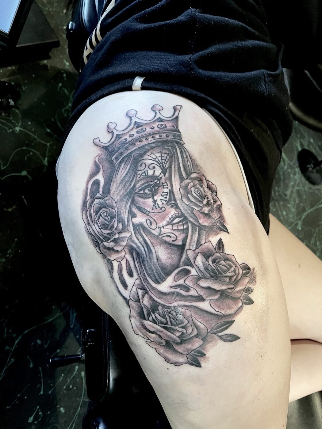 Tattoo work at Under My Skin Tattoo