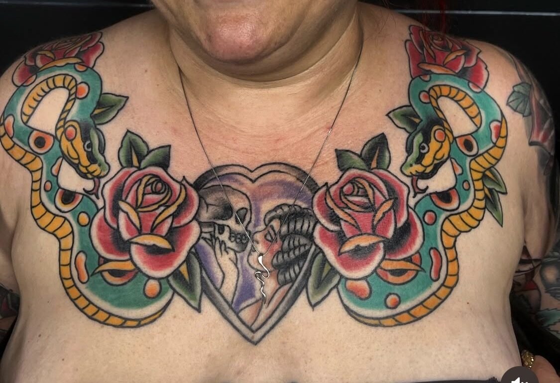 Tattoo work at Under My Skin Tattoo