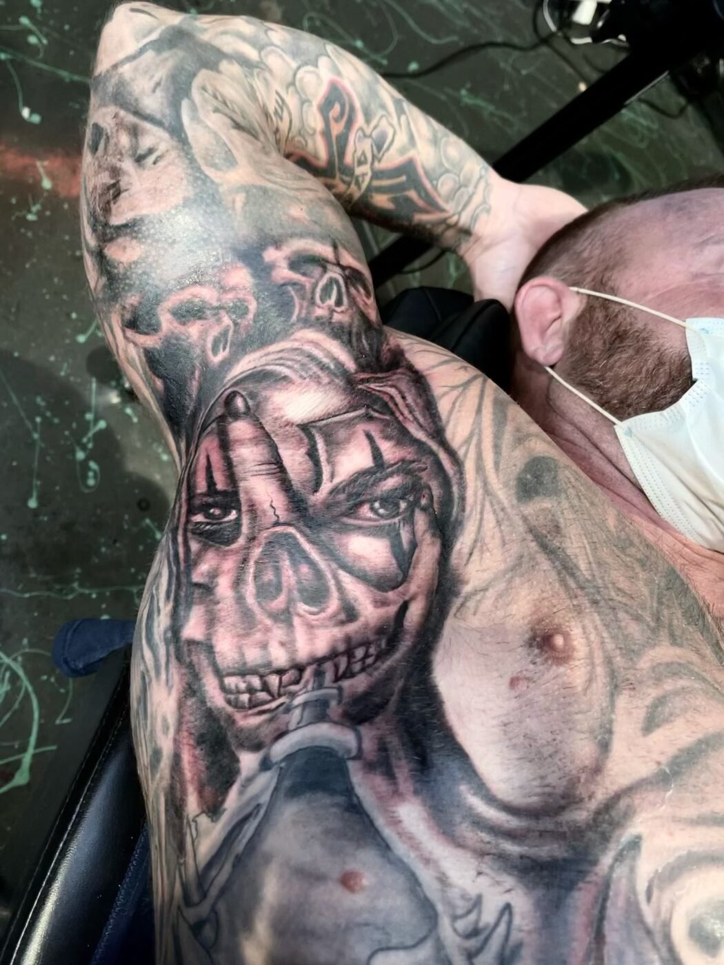 Tattoo work at Under My Skin Tattoo