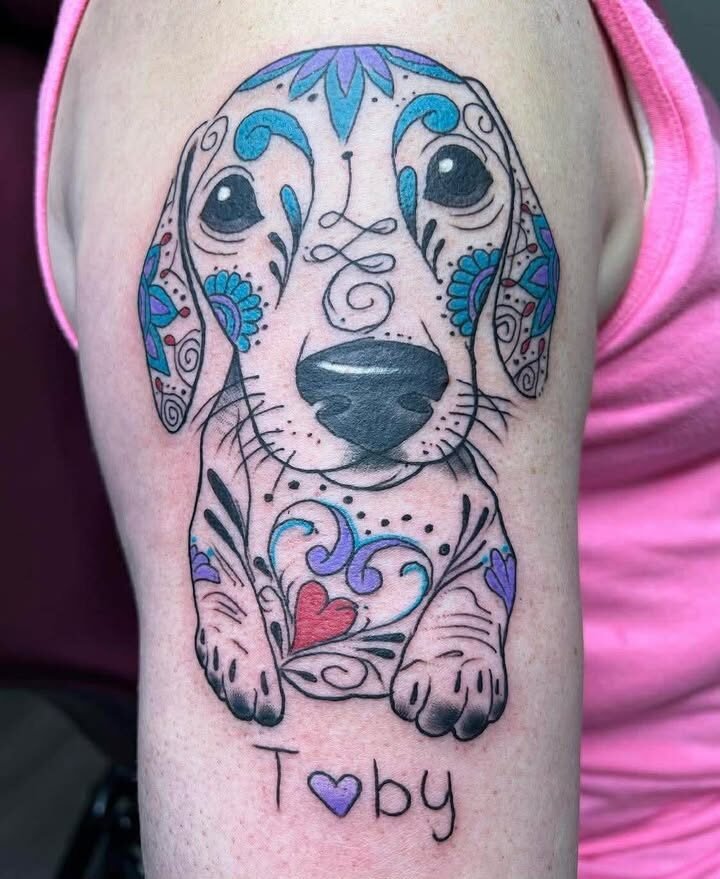 Tattoo work at Under My Skin Tattoo