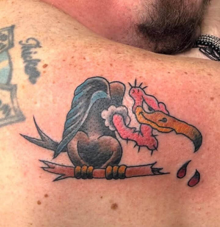 Tattoo work at Under My Skin Tattoo