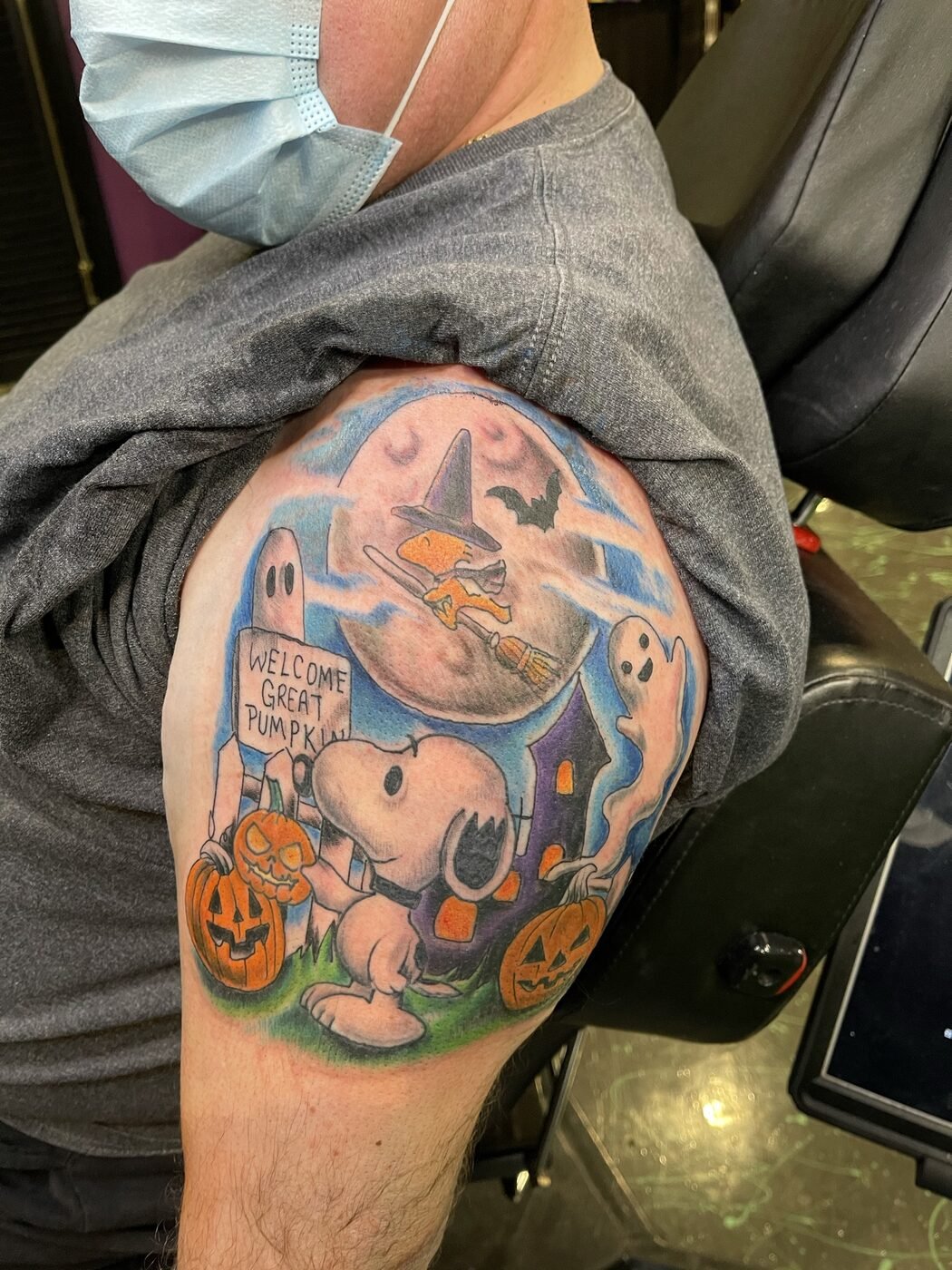 Tattoo work at Under My Skin Tattoo