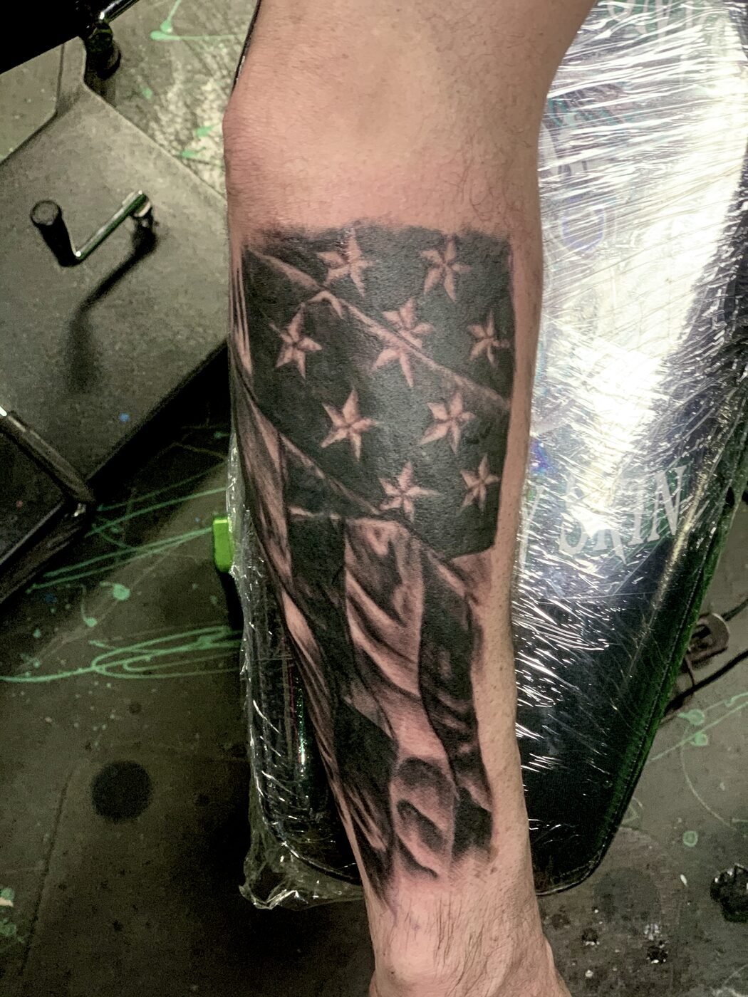 Tattoo work at Under My Skin Tattoo