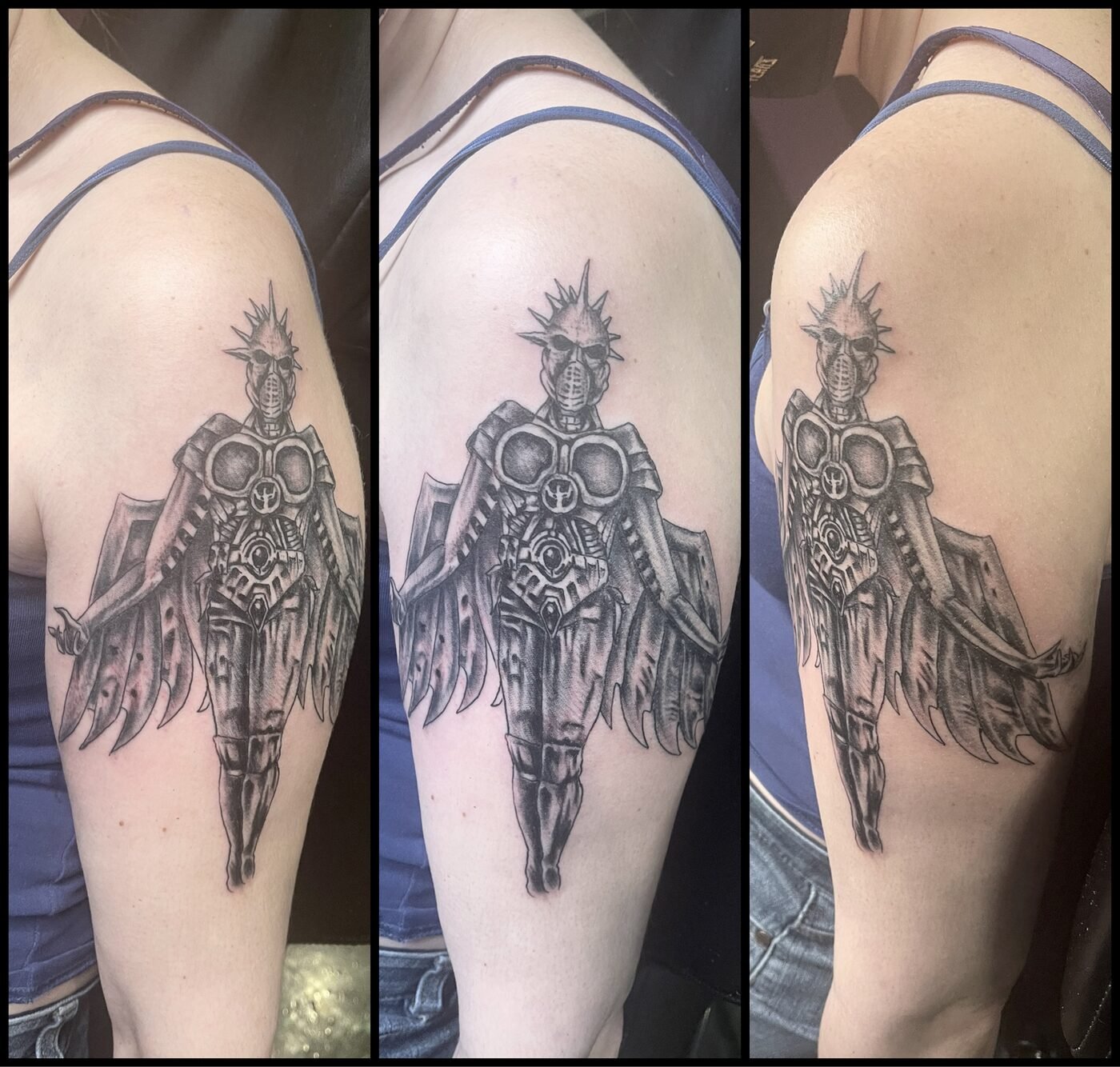 Tattoo work at Under My Skin Tattoo