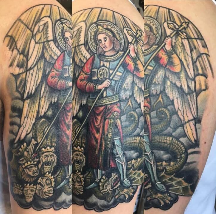 Tattoo work at Under My Skin Tattoo